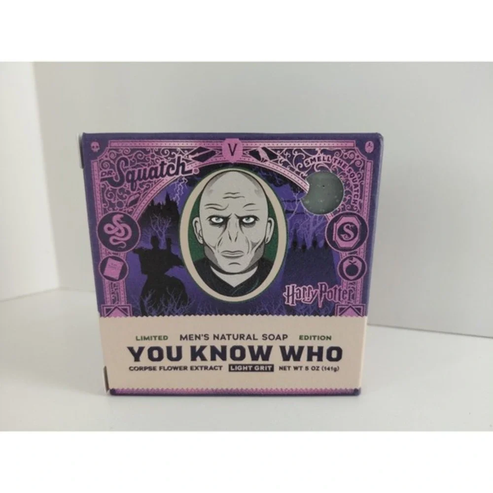 Dr. Squatch Limited Edition Harry Potter You Know Who Voldemort Men's‎ Soap NEW